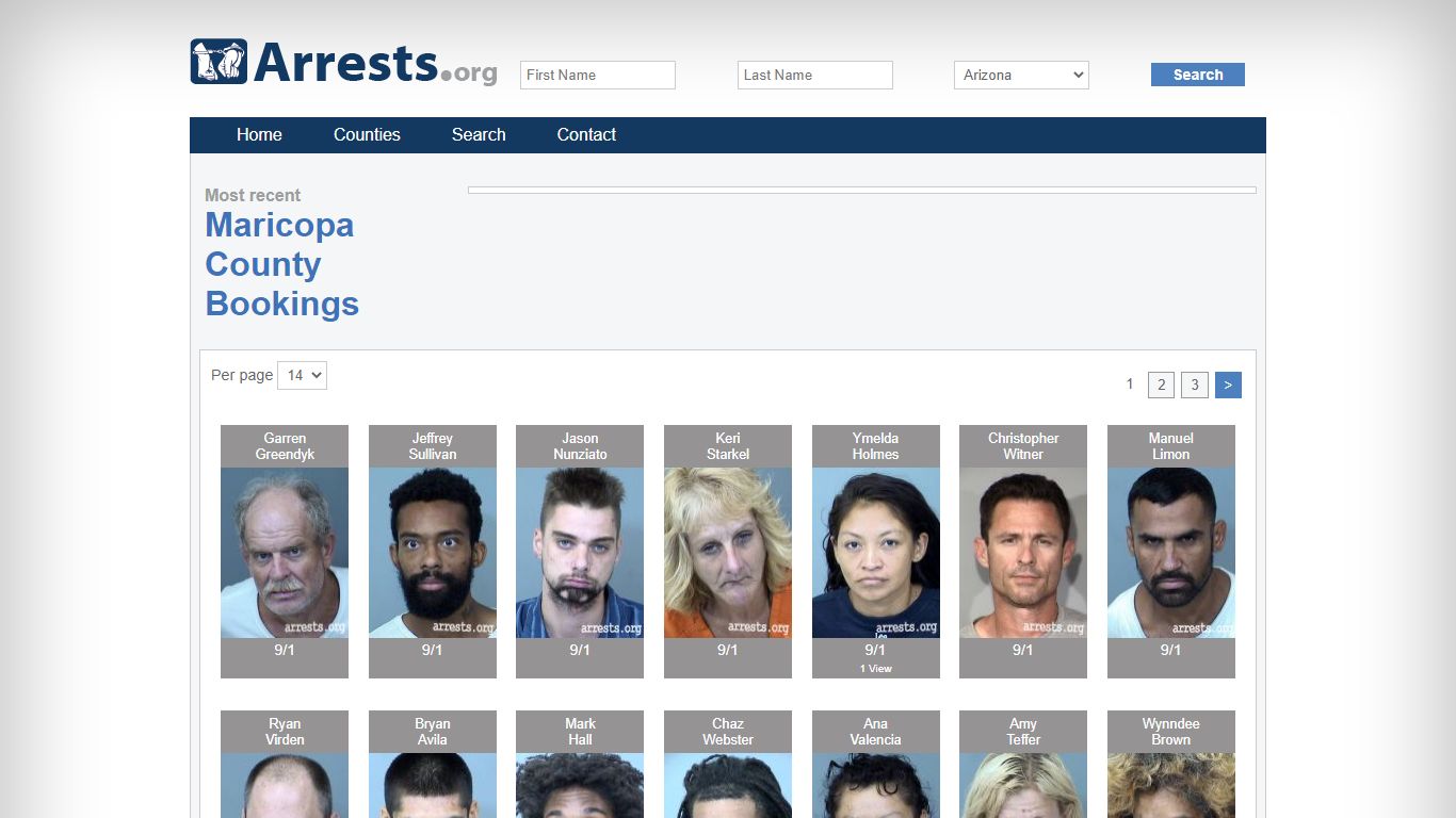 Maricopa County Arrests and Inmate Search